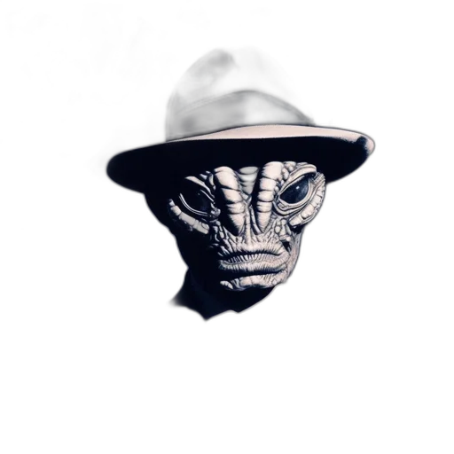 hat, mask, creature, face transparent PNG cut-out