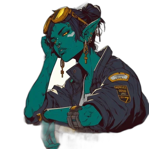 staff, jacket, mask, face transparent PNG cut-out