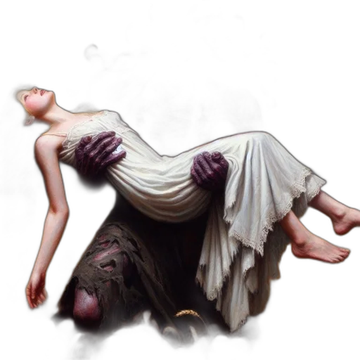 dress, concept art, photorealistic, fantasy art transparent PNG cut-out