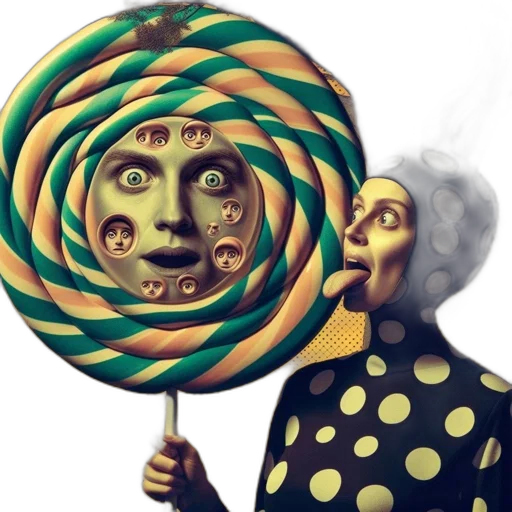 umbrella, mask, face, staff transparent PNG cut-out