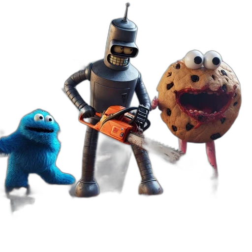 robot, weapon, staff, concept art transparent PNG cut-out