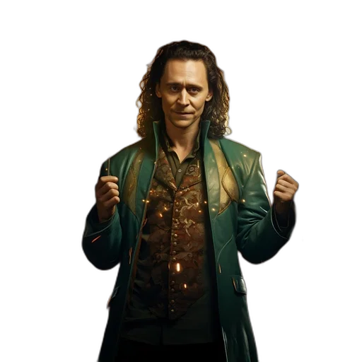 jacket, staff, concept art, comic book art transparent PNG cut-out