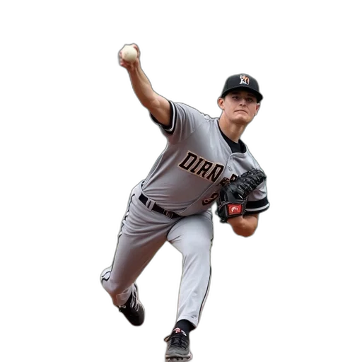 animal, creature, photorealistic, baseball transparent PNG cut-out