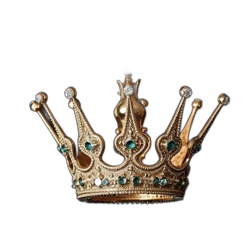 crown, jewelry, staff, weapon transparent PNG cut-out