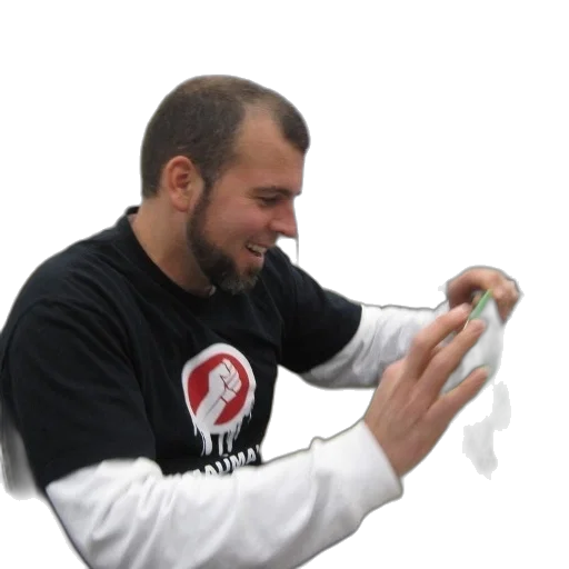 staff, jacket, weapon, face transparent PNG cut-out
