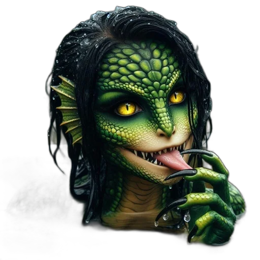 dragon, creature, mask, face transparent PNG cut-out