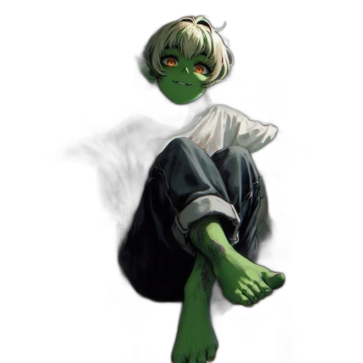 mask, staff, creature, face transparent PNG cut-out