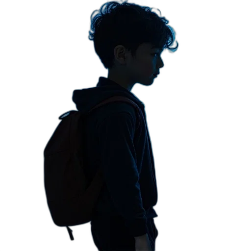 jacket, staff, face, robot transparent PNG cut-out