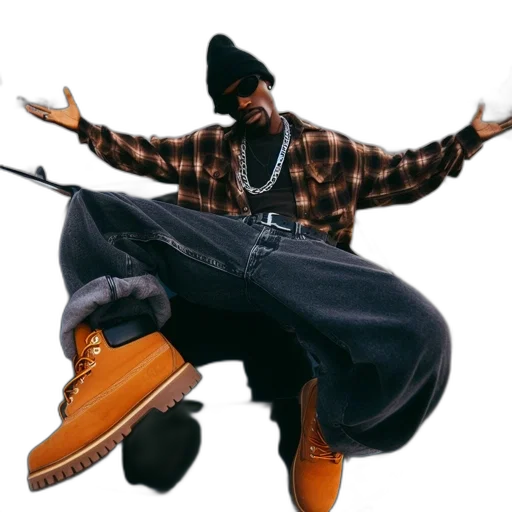 shoes, jacket, concept art, photorealistic transparent PNG cut-out