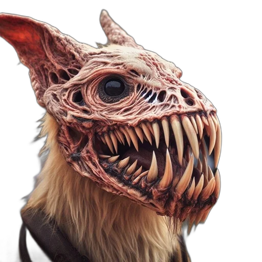 mask, dragon, creature, animal transparent PNG cut-out
