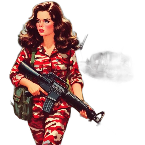 weapon, dress, comic book art, concept art transparent PNG cut-out