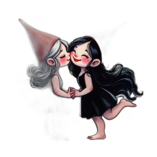 dress, staff, mask, hat transparent PNG cut-out