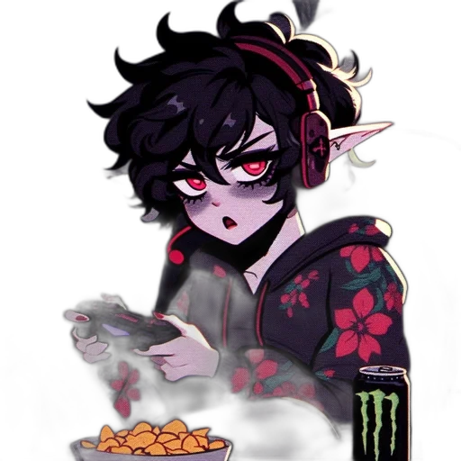 food, creature, vaporwave, concept art transparent PNG cut-out
