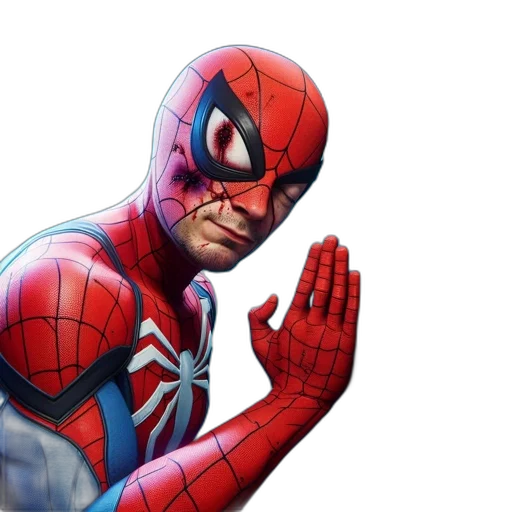 mask, comic book art, concept art, 3d render transparent PNG cut-out