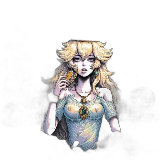 staff, dress, mask, crown transparent PNG cut-out
