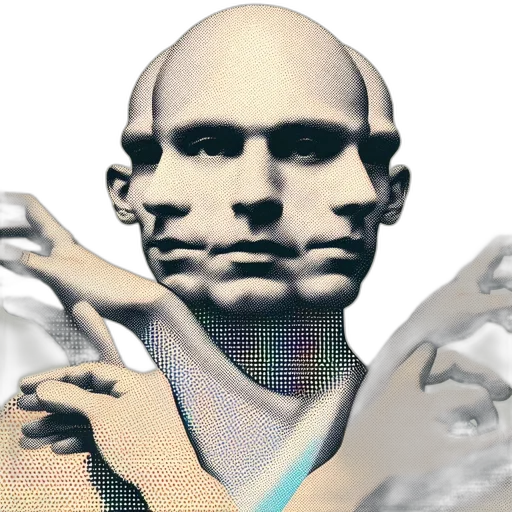 face, mask, robot, creature transparent PNG cut-out