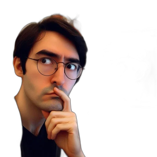 face, staff, hair, creature transparent PNG cut-out