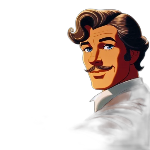 face, staff, cartoon, comic book art transparent PNG cut-out