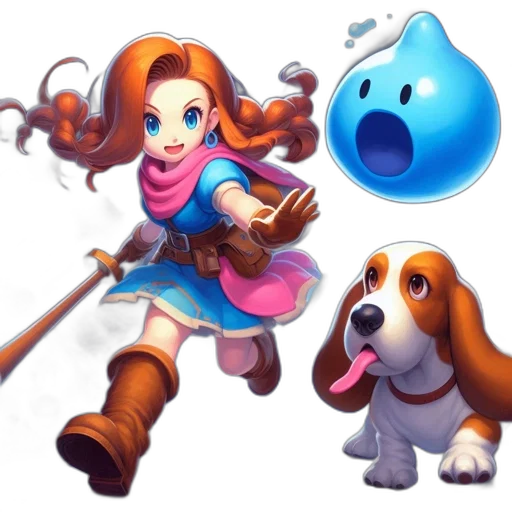 staff, animal, concept art, pixel art transparent PNG cut-out