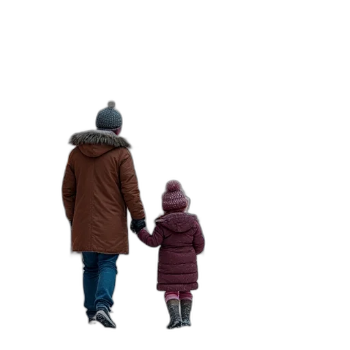 umbrella, jacket, hat, 3d render transparent PNG cut-out