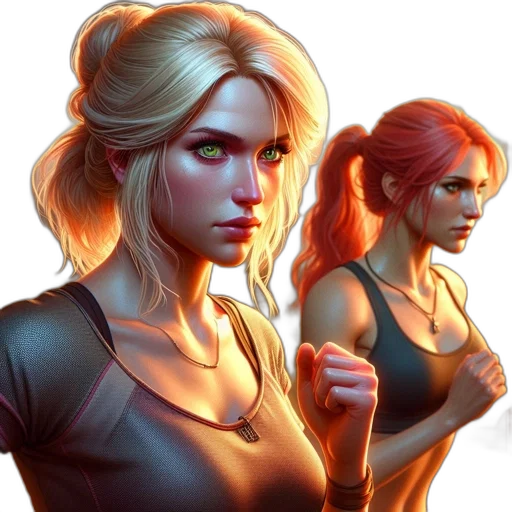 comic book art, concept art, fantasy art, photorealistic transparent PNG cut-out