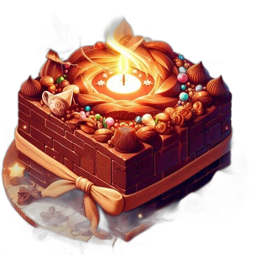 food, fantasy art, concept art, 3d render transparent PNG cut-out