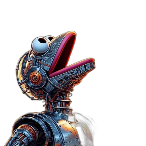 robot, weapon, sword, staff transparent PNG cut-out