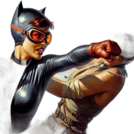 mask, comic book art, concept art, fantasy art transparent PNG cut-out