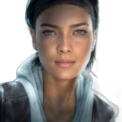 face, jacket, weapon, robot transparent PNG cut-out