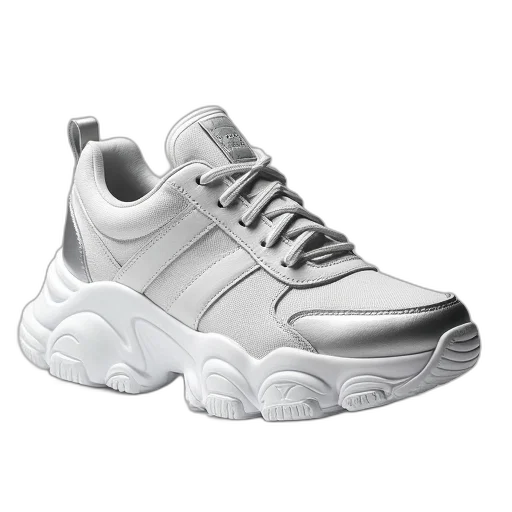 shoes, 3d render, chunk, sneaker transparent PNG cut-out