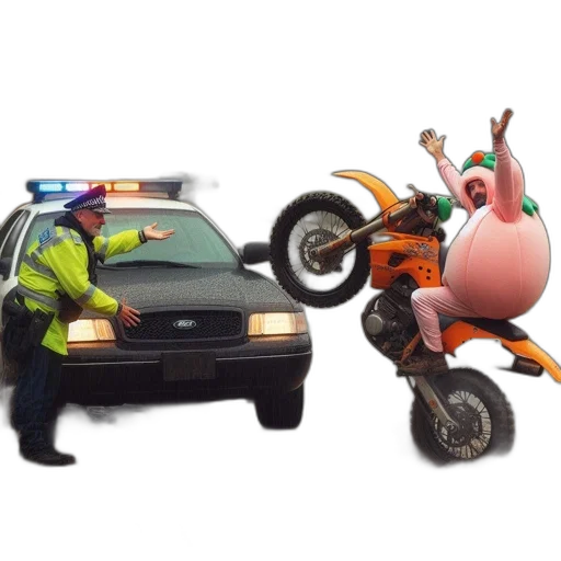 car, concept art, 3d render, city street transparent PNG cut-out