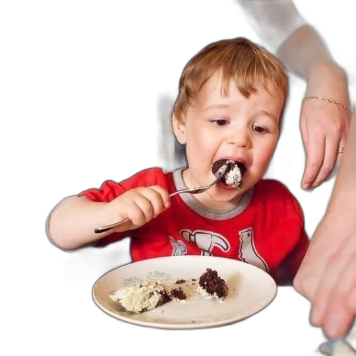 food, young, boy, red transparent PNG cut-out