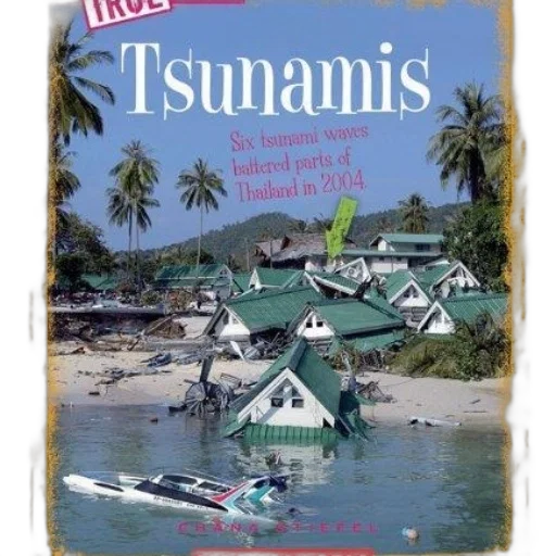 book, cover, titled, tsunamis transparent PNG cut-out
