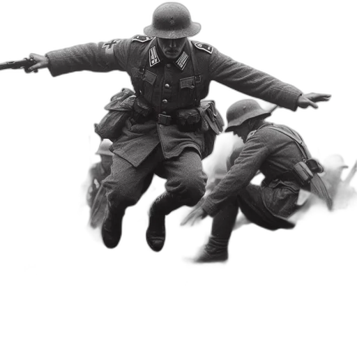jacket, weapon, staff, shoes transparent PNG cut-out