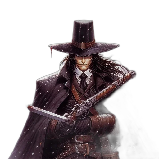 hat, staff, sword, weapon transparent PNG cut-out
