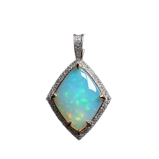 jewelry, crown, triangle, opal transparent PNG cut-out