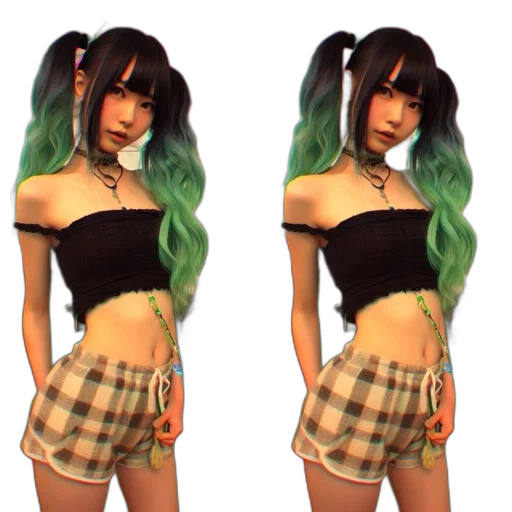 3d render, anime, concept art, fantasy art transparent PNG cut-out
