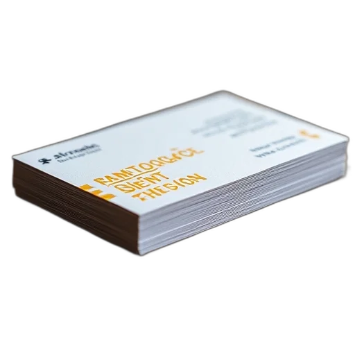 3d render, business, card, printing transparent PNG cut-out