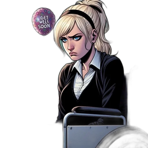 staff, comic book art, concept art, cartoon transparent PNG cut-out