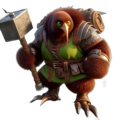 staff, animal, weapon, creature transparent PNG cut-out