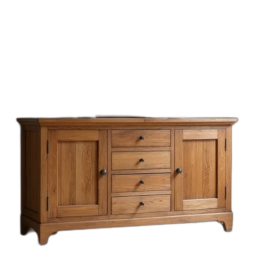 furniture, 3d render, earth tones, oak transparent PNG cut-out