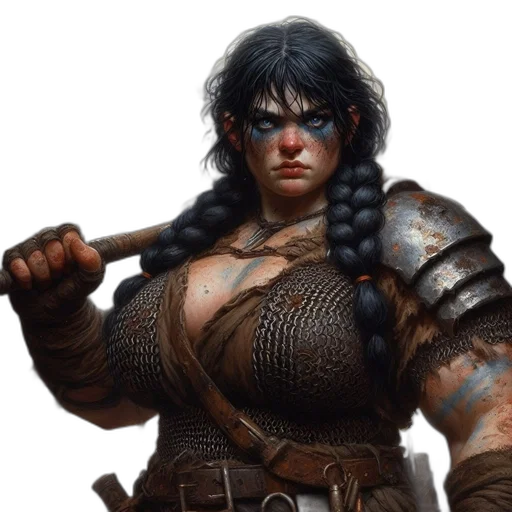 fantasy art, concept art, comic book art, photorealistic transparent PNG cut-out