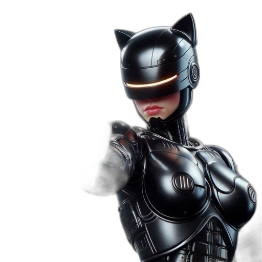 robot, 3d render, comic book art, concept art transparent PNG cut-out
