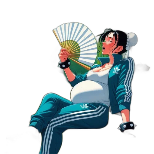 umbrella, concept art, vaporwave, pixel art transparent PNG cut-out