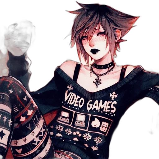 concept art, fantasy art, pixel art, cyberpunk transparent PNG cut-out