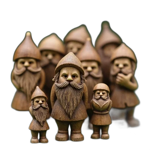 staff, tree, 3d render, fantasy art transparent PNG cut-out