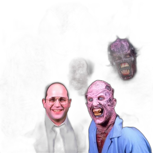 mask, creature, face, staff transparent PNG cut-out