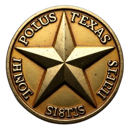 staff, lone, star, texas transparent PNG cut-out