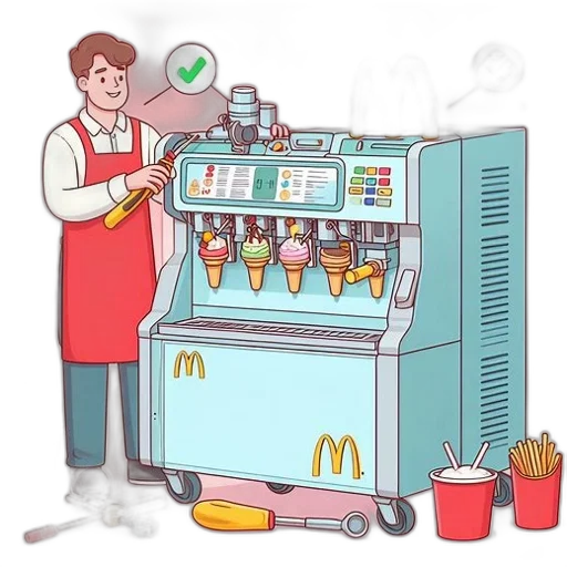 food, robot, staff, concept art transparent PNG cut-out