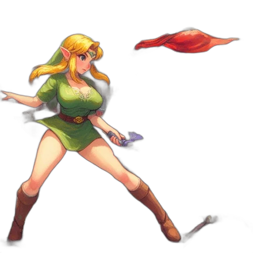 dress, weapon, staff, sword transparent PNG cut-out